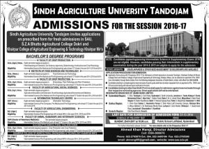 sindh-agriculture-university-2017-admissions