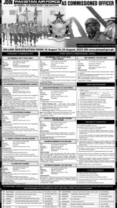 Join Pakistan Air Force 
