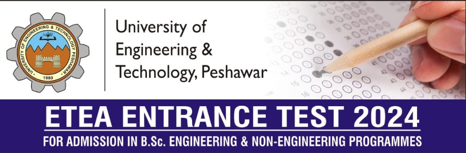 Engineering ETEA UET Peshawar Entry Test Syllabus